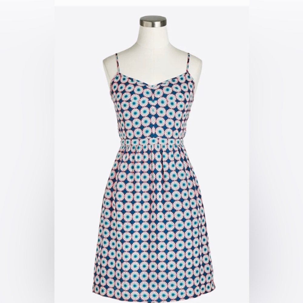 J. Crew Factory Printed Seaside Cami Sundress Size 0